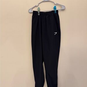 Gymshark Black Joggers with White Logo